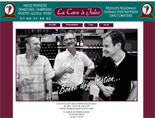 Tablet Screenshot of lacaveajules.com